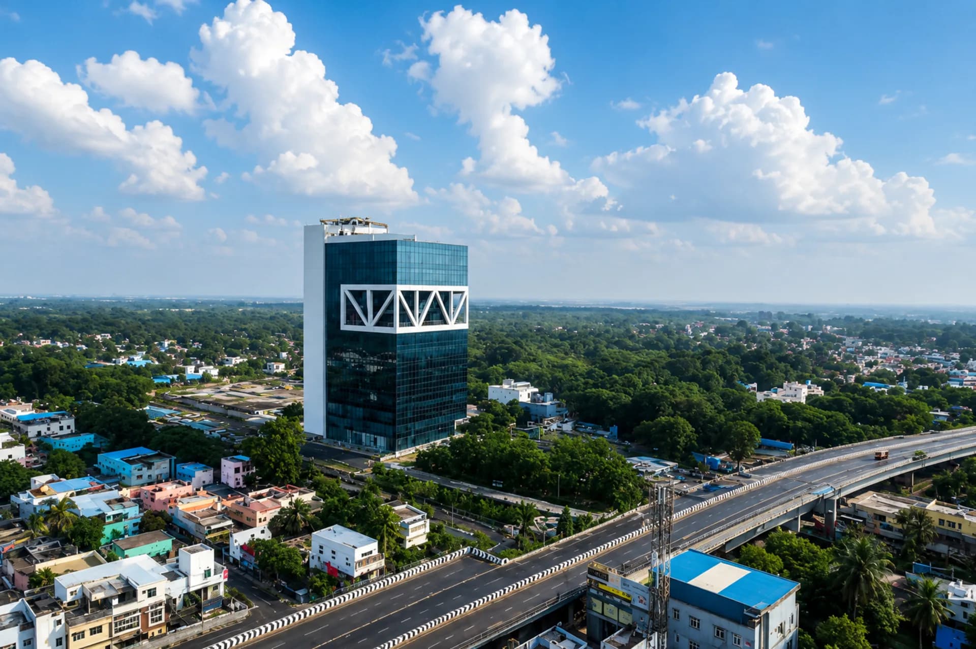 High-Rise Facade Execution — TIDEL Park